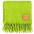 Loewe Bufanda Anagram de alpaca cepillada verde
