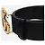 Gucci Ceinture large GG Marmont en cuir noir - vue 2