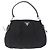 PRADA Bolso de Hombro Nylon Black Silver - vista 13