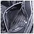 PRADA Bolso de Hombro Nylon Black Silver - vista 24
