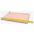 Valentino Clutch pouch grande Rockstud in pelle beige - vista 8