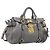 Miu Miu Sac à Main en Cuir 2way Gris Or