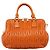 Miu Miu Matelasse Hand Bag Leather 2way Orange Gold - vista 13