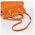 Miu Miu Matelasse Hand Bag Leather 2way Orange Gold - vista 8