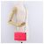 Autre Marque Saint Laurent Chain Shoulder Bag Leather Pink Silver - vista 26
