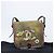 CHANEL Embroidery Graffiti Messenger bag Canvas Khaki Silver CC - vista 30