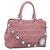 Miu Miu Sac à épaule Matelassé Cuir Rose Argent