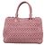 Miu Miu Sac à épaule Matelassé Cuir Rose Argent - vue 2