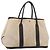 Hermès HERMES Sac à main Garden Party Canvas Beige Silver