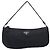 PRADA Bolsa de Acessórios Nylon Black Silver - vista 13