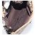 FENDI Zucchino Canvas Mamma Baguette Hand Bag Brown Silver - vista 12