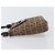 FENDI Zucchino Canvas Mamma Baguette Hand Bag Brown Silver - vista 4