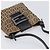 FENDI Zucchino Canvas Mamma Baguette Hand Bag Brown Silver - vista 6