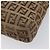 FENDI Zucchino Canvas Mamma Baguette Hand Bag Brown Silver - vista 9