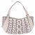Salvatore Ferragamo Shoulder Bag Wool Knitted Fabrics Gray Silver - vista 13