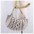 Salvatore Ferragamo Shoulder Bag Wool Knitted Fabrics Gray Silver - vista 22