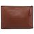 LOEWE Pochette en cuir marron argenté - vue 2