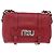 Miu Miu Shoulder Bag Leather Red Silver - vista 13