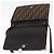FENDI Zucca Canvas Shoulder Bag Brown Black - view 17