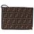 FENDI Zucca Canvas Shoulder Bag Brown Black - view 3