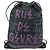 Balenciaga Graffiti Bazaar Drawstring Bag Leather Black 581779 - vista 2