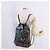 Balenciaga Graffiti Bazaar Drawstring Bag Leather Black 581779 - vista 25