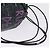 Balenciaga Graffiti Bazaar Drawstring Bag Leather Black 581779 - vista 7