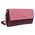 Miu Miu Matelasse Chain Wallet Leather Pink Silver