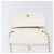 CHANEL Matelasse Shoulder Bag Lamb Skin White Gold Tone CC - vista 17