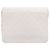 CHANEL Matelasse Shoulder Bag Lamb Skin White Gold Tone CC - vista 3