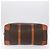 Céline CELINE Macadam Canvas Boston Bag PVC Leather Brown Gold - vista 11