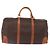 Céline CELINE Macadam Canvas Boston Bag PVC Leather Brown Gold - vista 3