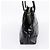 CHANEL COCO Mark Tote Bag Patent Black Gold Tone CC - vista 4