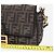 Fendi Bolso de hombro Baguette en jacquard FF marrón - vista 10
