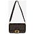 Fendi Bolso de hombro Baguette en jacquard FF marrón - vista 2