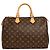 Louis Vuitton Borsa Speedy con manico in tela Monogram marrone