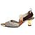 Fendi Escarpins Colibrì à pied-de-poule marron - taille EU 40