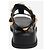 Valentino Sandali platform in pelle Black Roman Stud - size EU 39 - vista 2