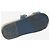Chanel Sandali slide espadrillas CC in velluto blu - taglia EU 40 - vista 7