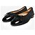 Chanel Ballerinas aus schwarzem Leder - Größe EU 41.5 - Ansicht 2