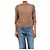 Brunello Cucinelli Top de seda sin mangas marrón - talla S