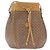 GUCCI Micro GG Supreme Shoulder Bag PVC Beige Gold - vista 2