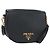 PRADA Shoulder Bag Vittero Dino Leather 2way Black Gold