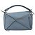 LOEWE Puzzle Bag Hand Bag Leather 2way Light Blue Silver - vista 2