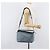 LOEWE Puzzle Bag Hand Bag Leather 2way Light Blue Silver - vista 33