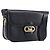 Céline CELINE Horse Carriage Shoulder Bag Leather Black Gold