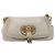 PRADA Chain Shoulder Bag Vittero Dino Leather Beige Gold - vista 13