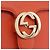 GUCCI Interlocking G Chain Bag Leather Outlet Orange Gold 510304 - vista 18