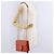 GUCCI Interlocking G Chain Bag Leather Outlet Orange Gold 510304 - vista 28
