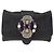 Miu Miu Chain Bijoux Shoulder Bag Leather Black Gold - vista 13